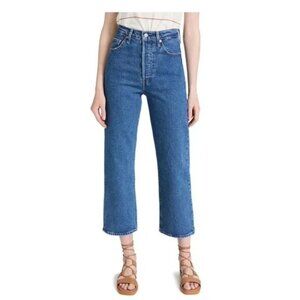Levi's Women's Premium Ribcage Straight Ankle Jeans - Jazz Pop Medium Wash - 25